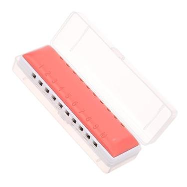 Imagem de Gaita diatônica 10 furos 20 tons harpa gaita resina shell para adultos e iniciantes (cor: 04)