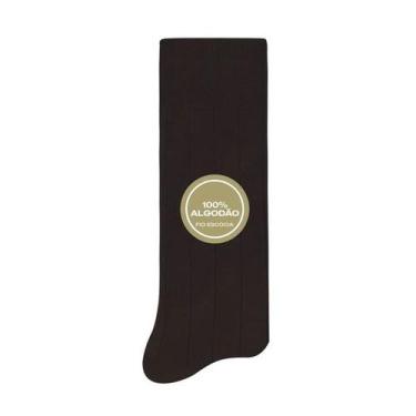 Imagem de Meia Social Selene 8910.004 Masculina Premium Algodão T. 39/43, 39/43,