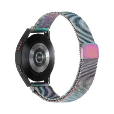 Imagem de Pulseira De Aço Inoxidável Milanesa Para Smartwatch Amazfit Active 2, 