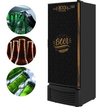 Imagem de Cervejeira Vertical Conservador 569 Litros Frost Free Porta Cega Adesivada VCFC569C Fricon