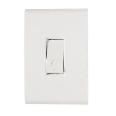 Imagem de Pulsador Campainha Tramontina com Placa Branca