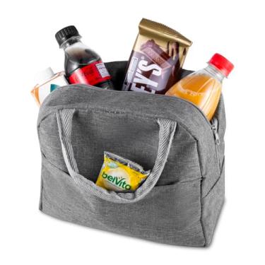 Imagem de Bolsa Térmica 5 Litros Costurada em Poliéster 300D com Manta Térmica Interna e Bolso Frontal