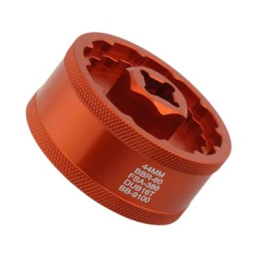 Imagem de menolana Ferramenta 5 em 1 para remoção do movimento central da bicicleta, chave de reparo e instalação, chave para movimento central FSA386 BBR60, Laranja