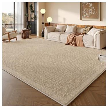 Imagem de SPXMQSS Tapetes laváveis para sala de estar, sala de estar macia, antiderrapante, tapete resistente à la suciedad y Easy de Mantener para quarto, sala de jantar, escritório em casa, marrom, C 60 x 160