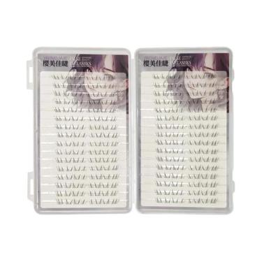 Imagem de Cílios Postiços Naturais Estilo Coreano 4-6mm Sem Cola Para Uso Diário