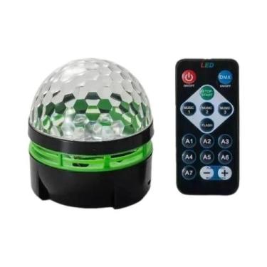 Imagem de Luz De Disco LED RGB Para Palco, Bola DJ Rotativa, Controle Remoto, Co