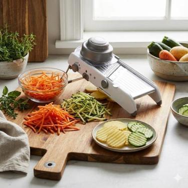 Imagem de Fatiador Cortador de Legumes Profissional Mandoline - Alira Home