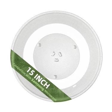 Imagem de Gemroom Substituição de placa de vidro para micro-ondas de 380 mm compatível com DE63-00806A