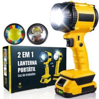 Imagem de Lanterna Portátil Led Trilha Pesca Camping Potente 4 Modos - B-Max