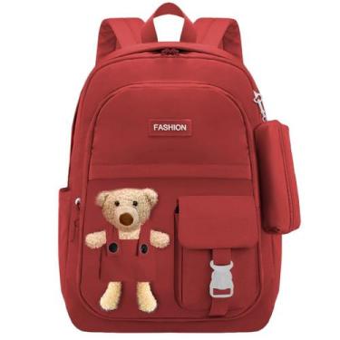 Imagem de Mochila Feminina Bolsa Média Top Resistente Original Escolar Menina Cr