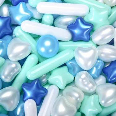 Imagem de Ball Pit Balls Heopeis 150 unidades azuis para crianças pequenas com b