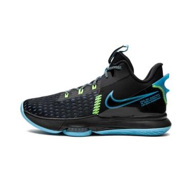 Imagem de Nike Tênis de basquete unissex para adultos, Black Lagoon Pulse Green Strike, 14
