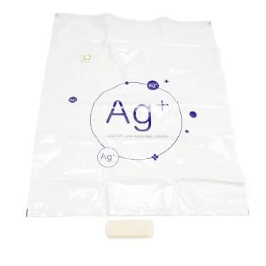 Imagem de Saco de compressão a vácuo para armazenamento de roupas de viagem, vedação superior, durável, reutilizável para organização de guarda-roupa, material pa pe (80 x 100 x 38 cm / 31,5 x 39,37 x 14,96