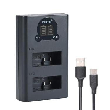 Imagem de DSTE Carregador duplo rápido AHDBT-1301 compatível com cabo de carregamento GoPro Hero 13 fonte de alimentação USB
