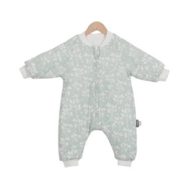 Imagem de Saco De Dormir Para Bebê Dinossauro Inverno Quente 2.5Tog Roupa De Dor