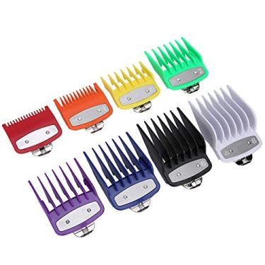 Imagem de Luqeeg Pinça de Substituição de Pente Limite para Máquina de Cortar Cabelo , Pente Guia à Prova D'água 8 Peças, Material ABS, Fácil Instalação, Tamanhos de 1,5 Mm a 25 Mm, para Cortes de Cabelo Rápidos e Precisos