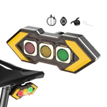Imagem de Luz Traseira Com Sensor De Travão - Lanterna Traseira Recarregável 6 Modos Pisca Sensor Travão,Luz de Aviso para Ciclismo Noturno | para Ciclismo em Estrada e Montanha e Todas as