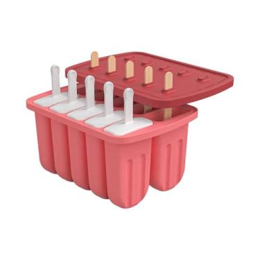 Imagem de Formas De Silicone Para Picolé Com 9/10/12 Cavidades E Palitos De Made