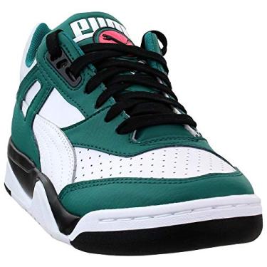 Imagem de PUMA Tênis feminino Palace Guard Color Block Casual - Verde, Preto/branco, 35