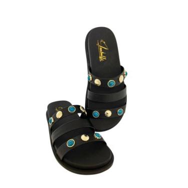 Imagem de Sandália Papete Original abs feminina Leve Macia, Preto, 37