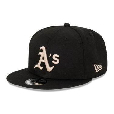 Imagem de BONE NEW ERA 9FIFTY SNAPBACK OAKLAND ATHLETICS MLB PRETO-Masculino