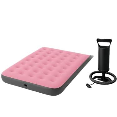Imagem de Colchao Inflavel，Colchonete Casal，Fabricado em Pvc Resistente，Inclui uma Bomba de Ar e Bolsa de Armazenamento，Adequado para Casais Que Acampam e FamíLias Que Recebem HóSpedes