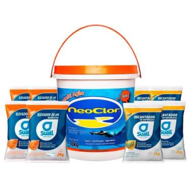 Imagem de CLORO P/ PISCINA 10KG 3em1+4 SULFATO+4 BARRILHA - NEOCLOR/SUALL