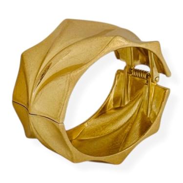 Imagem de Pulseira Bracelete Dourado Escovado ZERASTOCK Enigma