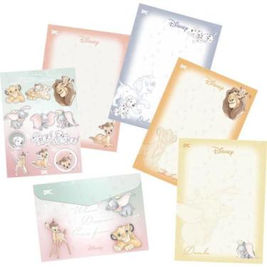 Imagem de Papel de Carta Decorado Disney Classics 20 Folhas + 20 Envelopes + Ade