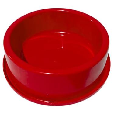 Imagem de Comedouro Bebedouro Antiformiga para Cães e Gatos, 300ml, Plástico Resistente, BPA Free, Base Estável, Barreira de Água (Vermelho)