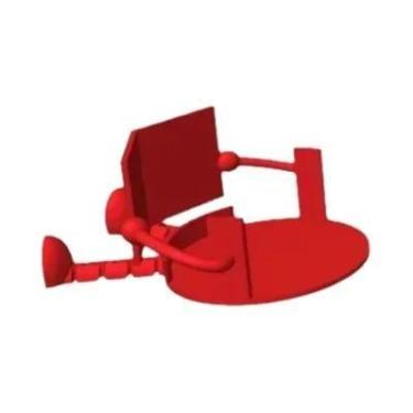 Imagem de Suporte Para Papel Higiênico Impresso Em 3D, Dispensador De Papel Para