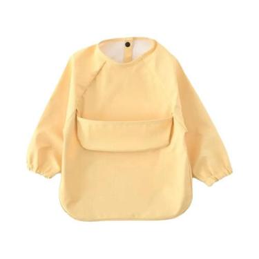 Imagem de Avental De Pintura Impermeável Para Bebês Com Mangas Longas, Acessório