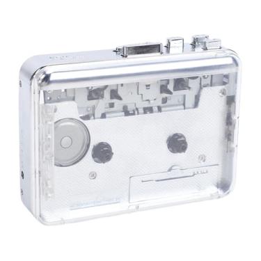 Imagem de Dpofirs Conversor Portátil de Cassete para Digital, Reprodutor de Fita Cassete, Com Alto-falante e Fones de Ouvido, Conversor de para MP3