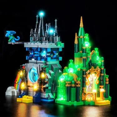 Imagem de BrickBling LED Lighting Kit Compatible with Lego Wicked Emerald City & Kiamo Ko Castle, Creative Light Compatible with Lego 75689-Lights Only, Not Come with Model