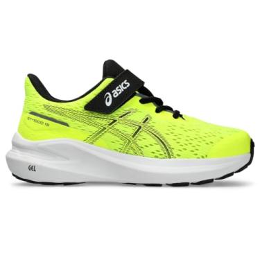 Imagem de ASICS Tênis masculino Gt-1000 13 Ps (bebê/criança pequena), Amarelo/preto de segurança, 27 BR