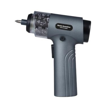 Imagem de Acouto Conjunto de Chave de Fenda Elétrica, Ferramenta de 7 Velocidades Sem Fio de 32 pol. Com Luz LED, Display, Avanço/reverso para Projetos Domésticos e DIY (Cinza Escuro)