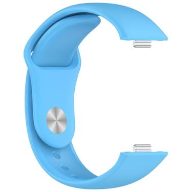 Imagem de XNWKF Pulseira de silicone para Huawei Watch Fit 3, acessórios para smartwatch, pulseira esportiva correa de substituição para Huawei Watch serve para 3 pulseiras, One Size, Ágata