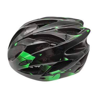 Imagem de Vaveren Capacete para adultos, capacete de ciclismo com acolchoamento interno, a impactos, capacetes de bicicleta para homens e mulheres, para, Verde