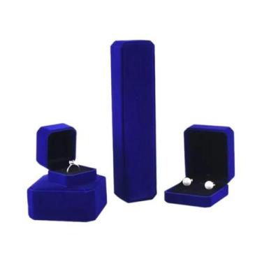 Imagem de Organizador De Embalagem De Joias Caixa Para Anéis Suporte Para Colare