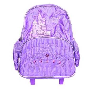 Imagem de Mochila De Rodinhas Castelo Das Princesas Rosa Clio Com Luz - Clio Sty