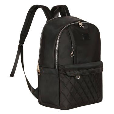 Imagem de Mochila Executiva 17" Feminina 4 Divisórias Preta GW26108PT - Clio