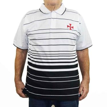 Imagem de Camiseta Polo Vasco da Gama Oficial Plus Size Masculina-Masculino