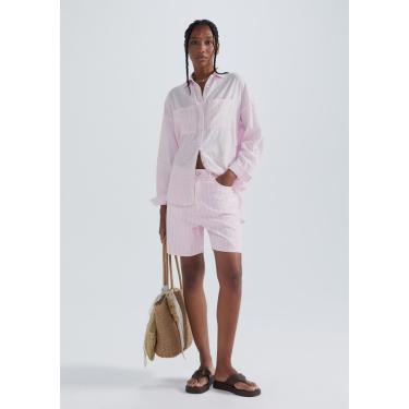 Imagem de Bermuda Hering De Sarja Fio Tinto Feminina-Feminino