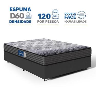 Imagem de Cama Box com Colchão de Espuma D60 Double Face Guarda Costas Comfort F