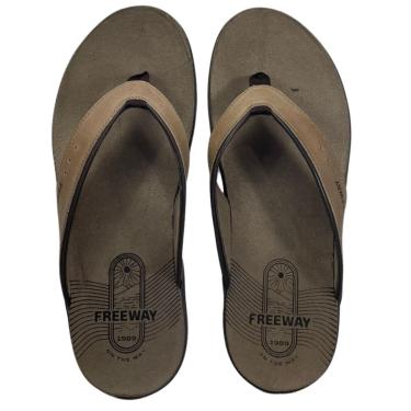 Imagem de Chinelo Masculino Couro Canastra Freeway-Masculino