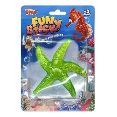 Imagem de Zoop Toys Brinquedo Gruda e Estica Fun Sticker Estrela