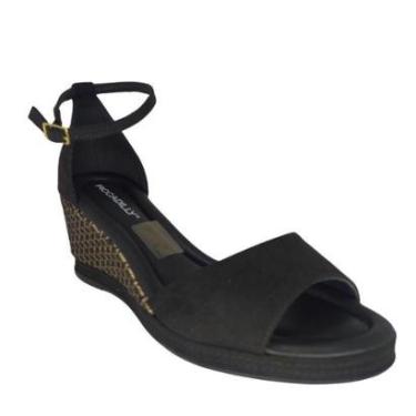 Imagem de Sandália Piccadilly Anabela em Camurça-Feminino