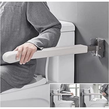 Imagem de Barras de apoio para banheiro montadas na parede, barra de apoio, barra de apoio de parede, suporte de equilíbrio, alças de banheiro para idosos deficientes