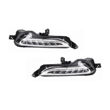Imagem de Luz de neblina para para-choque dianteiro LED para dirigir diurna e corrida, montagem de luz de carro, acessórios automotivos, compatível com Changan Alsvin 2018 (2 peças)