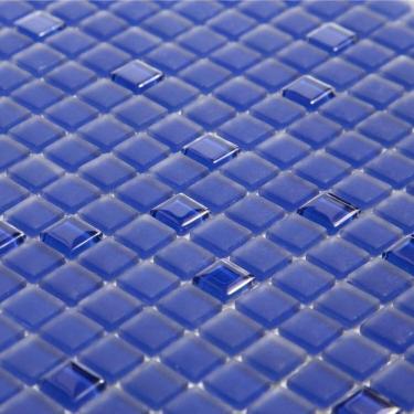 Imagem de Kit 1m² Pastilha de Vidro Lisa 30cm X 30cm Azul